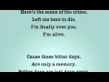 Over You: We The Kings (Lyrics Video) 