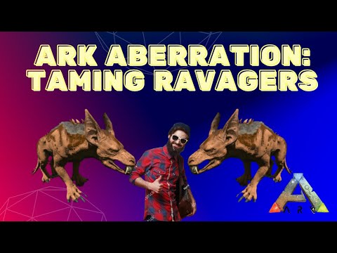 ARK ABERRATION: Taming a High Level Ravager in ARK