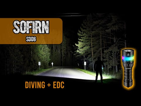 🔦 Sofirn SD08 Review – Rugged 3200 Lumen Dive & EDC Flashlight with Rotary Switch!