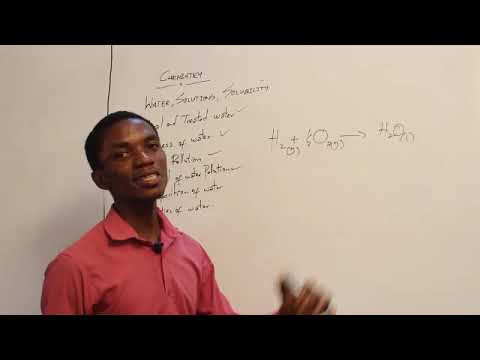 Water, Solutions and Solubility (SS 2, JAMB Tutorial, WAEC, NECO, Post-UTME, NABTEB)