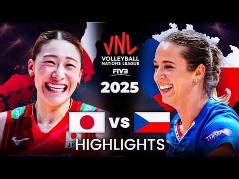 🇯🇵 JAPAN vs CZECHIA 🇨🇿 | HIGHLIGHTS | Women's VNL 2025