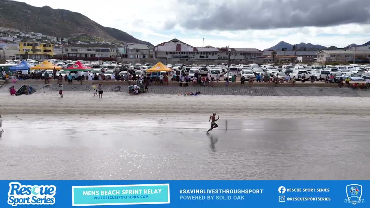 Mens Beach Relay | Lifesaving Sport | Fish Hoek | Cape Town | Rescue Sport Series