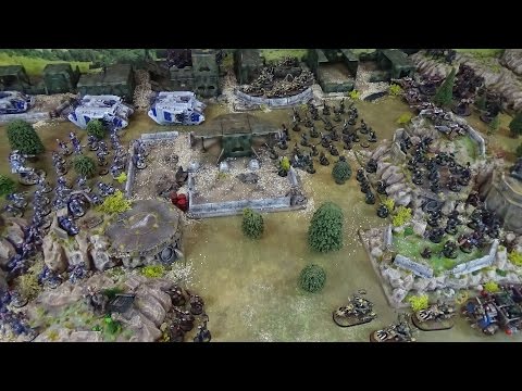 Warhammer 40K Horus Heresy Battle Report World Eaters vs Orks 2500