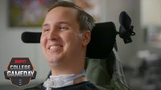 Ben Abercrombie inspiring Harvard teammates after neck injury | College GameDay