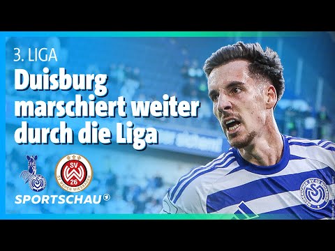 MSV Duisburg - SV Wehen Wiesbaden Highlights 3. Liga, 5. Spieltag | Sportschau Fußball