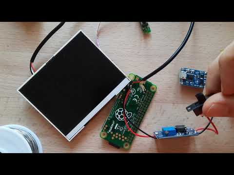 How to power up Raspberry pi zero and lcd screen with 3.7v battery for 3$