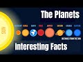 The Planets In Order From The Sun Plus Interesting Planet Facts