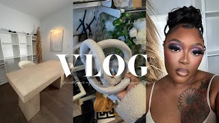 2 WEEK VLOG-- A WEEK IN MY LIFE! ,I FOUND SOME DRAWERS FOR MY TARGET CLOSET, MY CB2 DESK CAME + MORE