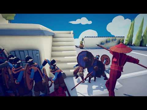 samurai vs Viking raid Tabs Totally accurate battle simulator