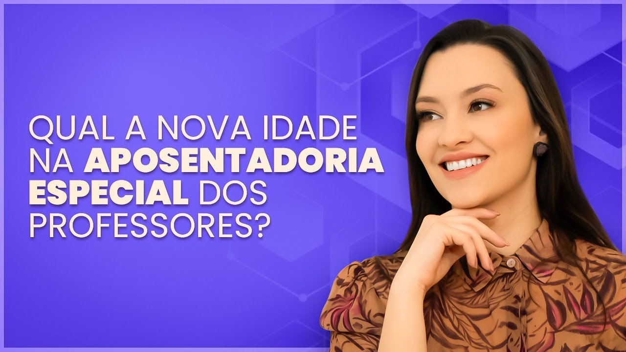 Professor se aposenta com quantos anos?