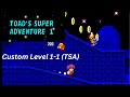 CUSTOM LEVEL 1 1 DEEP BLUE FIELDS My WIP SMW Rom Hack 2024