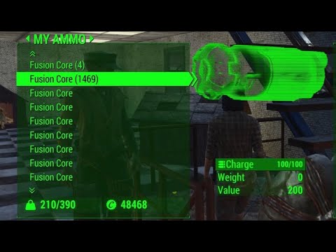 Fallout 4 - FAST and EASY Fusion Core Farm (100+ per MINUTE!)