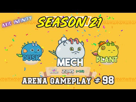 UNSTOPPABLE GOD MECH + POISON TEAM | Arena Gameplay #98 | Axie Infinity Season 21