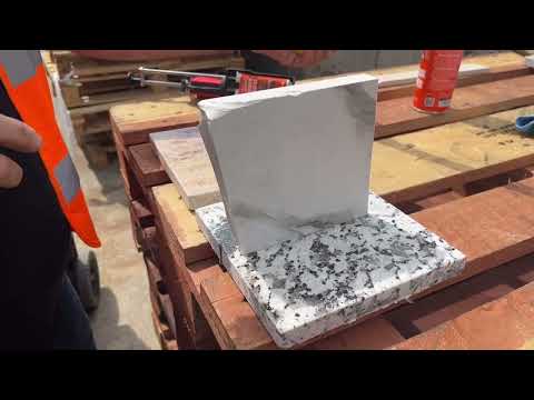 Part of a video titled Cómo pegar mármol roto - TUTORIAL - YouTube