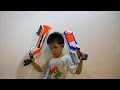 Nerf Strongarm XD and Rough Cut Test Fire 