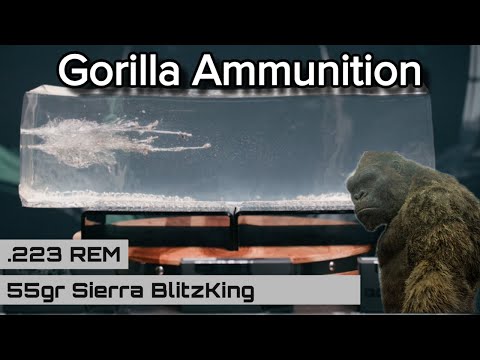 Gorilla Ammunition .223 REM 55gr Sierra BlitzKing