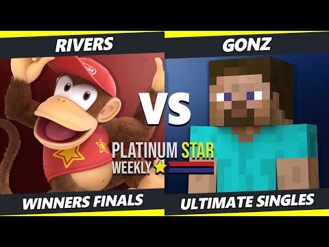PSW S15:W12 Winners Finals - Gonz (Steve) Vs. Rivers (Diddy Kong) SSBU Ultimate Tournament