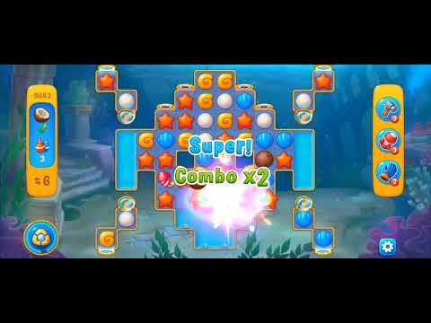 Fishdom Easy Level 9843 (No Boosters) @choraelmin