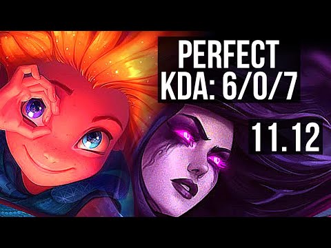 ZOE vs MORGANA (MID) | 6/0/7, 700+ games, Dominating | EUW Master | v11.12