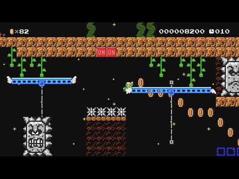 20seconds : Night forest by アイスどす - Super Mario Maker 2 - No Commentary 1bw