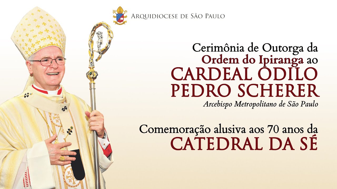 #Homenagem  | Cerimônia de Outorga da Ordem do Ipiranga ao Cardeal Odilo Pedro Scherer