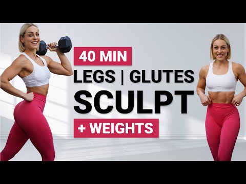 40 MIN LEGS AND GLUTES SCULPT WORKOUT | With Weights | No Repeat | Super Sweaty | Lower Body
