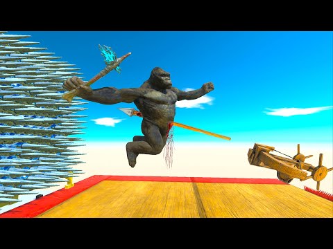 DEADLY SPIKE & BARISTA PARKOUR vs EVERY UNIT - Animal Revolt Battle Simulator