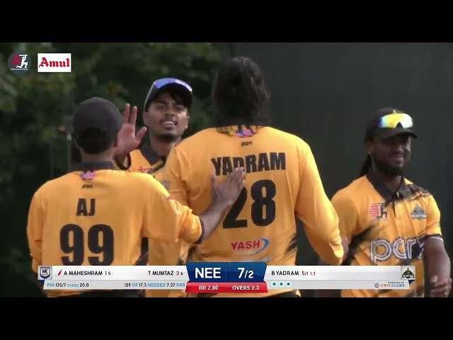 MiLC T20 Highlights: New England Eagles vs The Philadelphians MiLC T20 Highlights: New England Eagles vs The Philadelphians