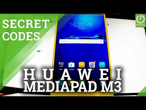 Testing Menu in HUAWEI MediaPad M3 - Hidden Menu / Secret Code