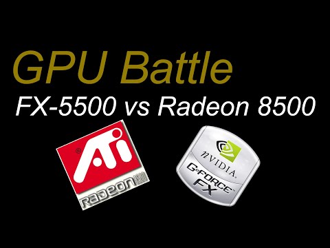 GPU Battle: Geforce FX-5500 vs. Radeon 8500