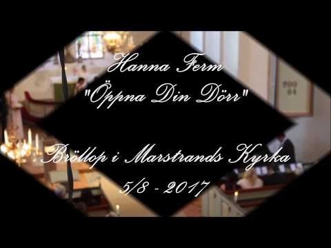 Hanna Ferm  sjunger på bröllop - Öppna Din Dörr