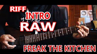 [ Freak Kitchen - Raw ] -  Guitar Riff Lesson