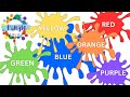 COLOURS Fun Video For Kids Learning What Colors Are All Around Us