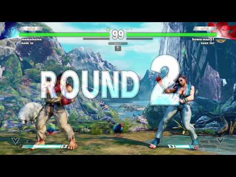 【STREET FIGHTER 5/V】Daigo Umehara(RYU) VS bowerman51(LAURA)