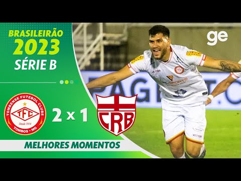 Gols e lances de Tombense x CRB