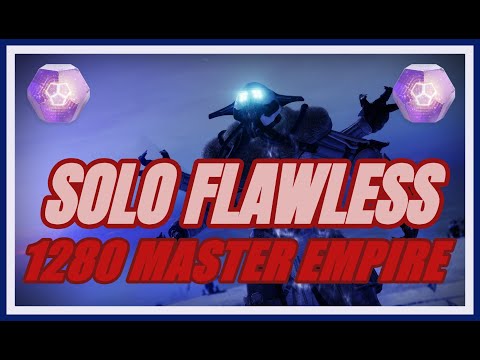 Solo Flawless 1280 Master Empire Hunt - Easy Fast Pinnacle Reward - The Dark Priestess (Destiny 2)