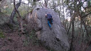 Video thumbnail of Mal d'altura, 4+. Can Camps
