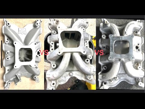 Vintage 351C 4V Intake Comparisons.