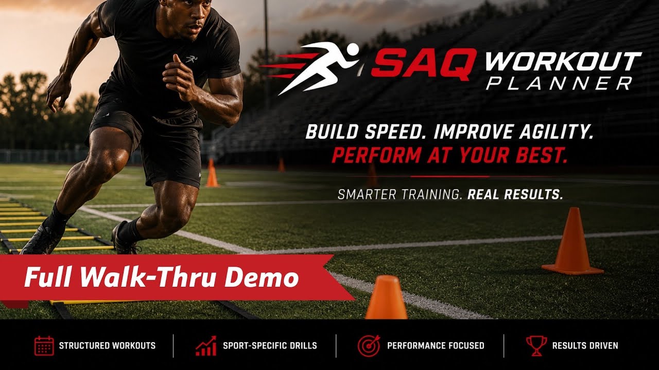 SAQ Workout Planner Demo Video Thumbnail