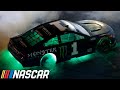 Kurt Busch performs monster burnout on Broadway