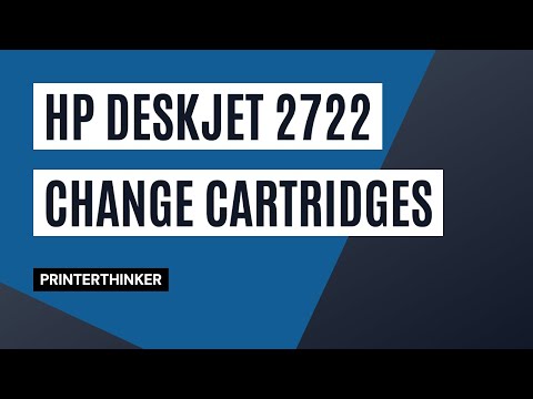 HP Deskjet 2722 Printer Change Ink Cartridges