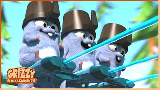 Download lagu Bear Behind The Wheel | Grizzy & the lemmings | 25' Compilation | 🐻🐹 Cartoon for Kids mp3