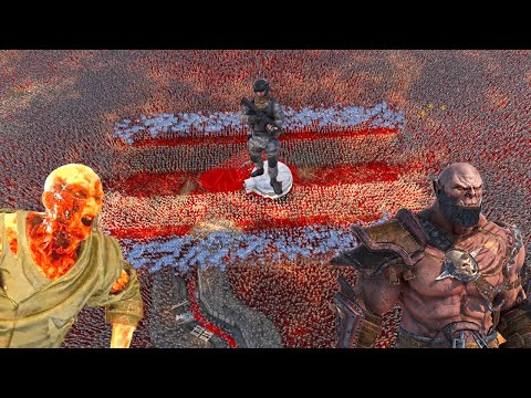 Strategic Delta Force surrounded by 2 million ZOMBIES & ORC WARRIORS |  UEBS 2
