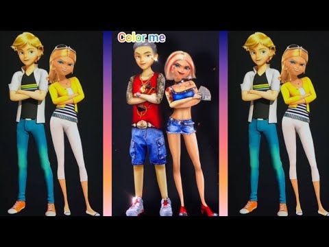 Miraculous_ Adrian And Chloe Glow Up into Bad Boy, Bad Girl - Miraculous Transformation