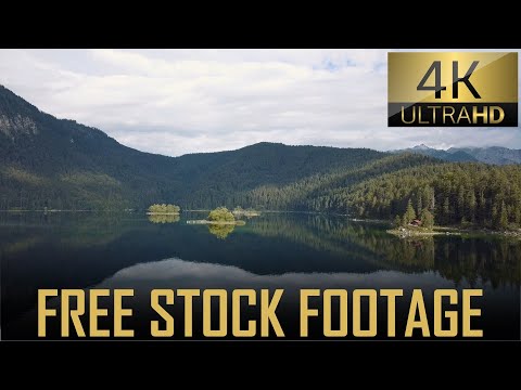 Eibsee, Germany | Royalty Free Stock Footage 4K | No Copyright | Free Download