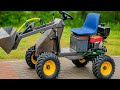 From Scrap To Beast DIY Hydraulic Loader Build From A Lawn Tractor