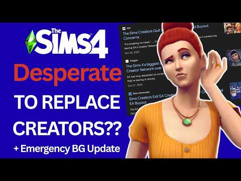 New Attempt to Recruit Creators + Sims 4 BG Update