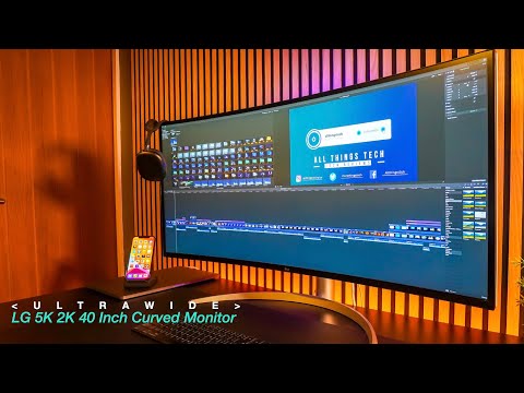 External Review Video Vd4WIiWrjeE for LG UltraWide 40WP95C 40" 5K2K WUHD Curved Ultra-Wide Monitor (2021)