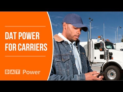 Part of a video titled Load Board Quick-Start Guide: DAT Power for Carriers - YouTube