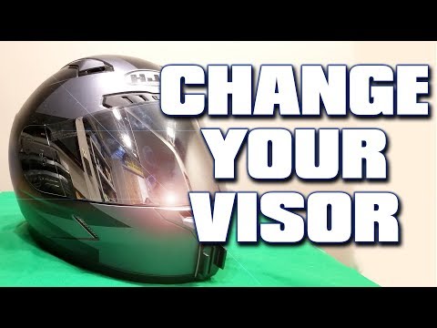 How To Change The Visor On Your Motorcycle Helmet